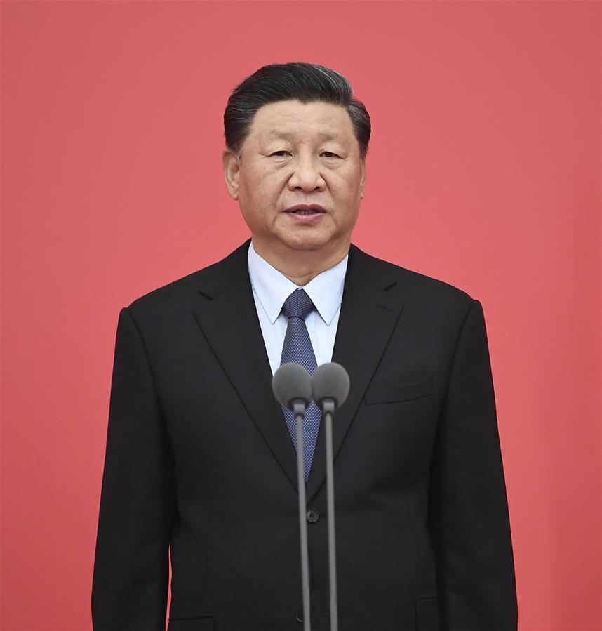 (时政)(3)习近平向中国人民警察队伍授旗并致训词 (时政)(3)习近平向中国人民警察队伍授旗并致训词
